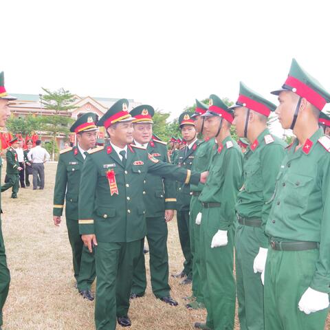 Trung đoàn 6, Bộ CHQS thành phố Huế Tổ chức lễ tuyên thệ chiến sĩ mới năm 2026