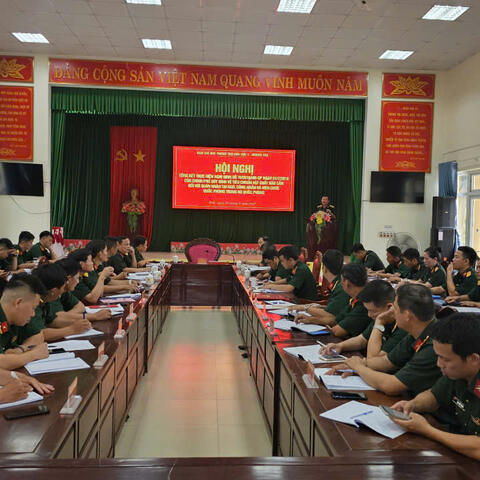 Ban Chỉ huy PTKV1 - Hương Trà tổng kết thực hiện Nghị định số 76/2016/NĐ-CP ngày 01/7/2016 của Chính phủ