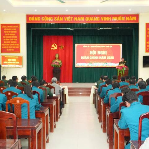 Ban Chỉ huy PTKV3 - Phú Lộc hội nghị Quân Chính năm 2025
