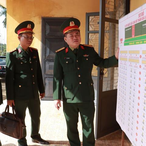 Bộ CHQS thành phố kiểm tra công tác chuẩn bị tập huấn và huấn luyện chiến sĩ mới năm 2026