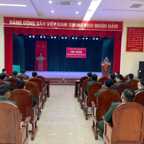 Khai mạc tập huấn cán bộ binh chủng, ngành năm 2026