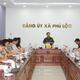 Đoàn kiểm tra 496 của Ban thường vụ thành ủy Huế kiểm tra các nội dung tại Đảng ủy UBND xã và Đảng ủy cơ quan Đảng xã Phú Lộc