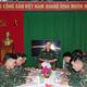Thượng tá Trương Viết Hải kiểm tra kết quả thực hiện nhiệm vụ tại Đại đội 17 Công Binh